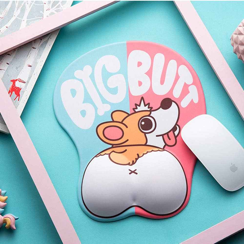 Cute Corgi Dog Butt Anime Mouse Pad with Wrist Support - TTpen