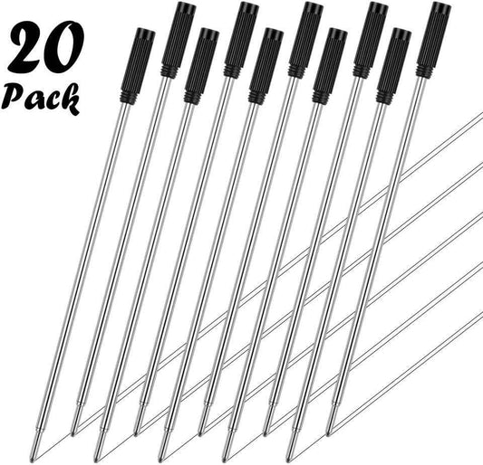 Cross Compatible Ballpoint Pen Refills 20 Pack,Medium Point - TTpen