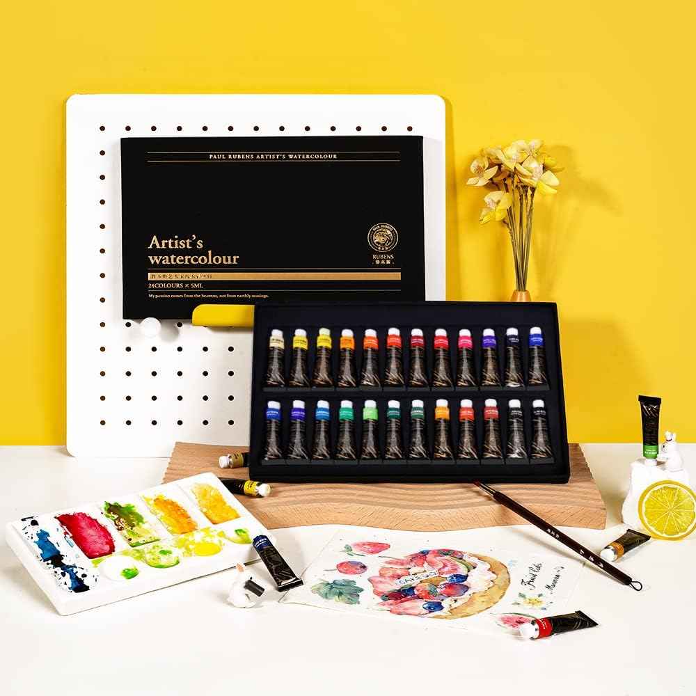 Paul Rubens Profesional Artist Watercolor Paint Set,5ml Tube,36 Colors - TTpen