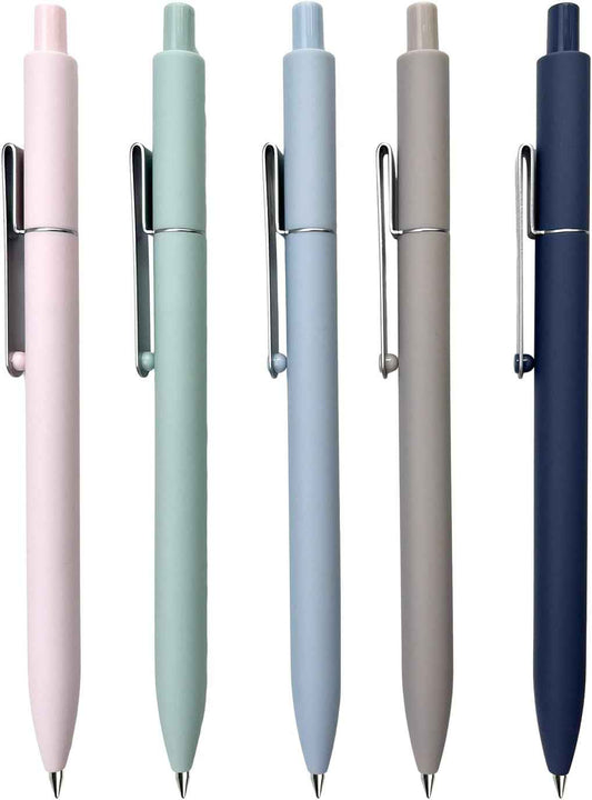 Kaco MIDOT 5PCS Retractable Gel Pens 0.5mm Fine Point - TTpen