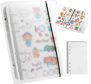 Reusable Sticker Book 80 Sheets Sticker Collecting Album Plus Size A5 - TTpen