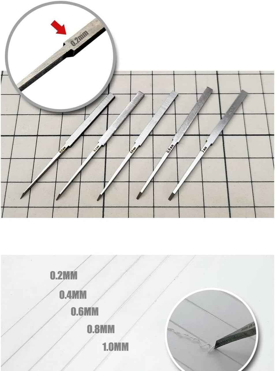 Model Scriber Laser Mark Blades Carving Masking Tape 3mmx30m - TTpen