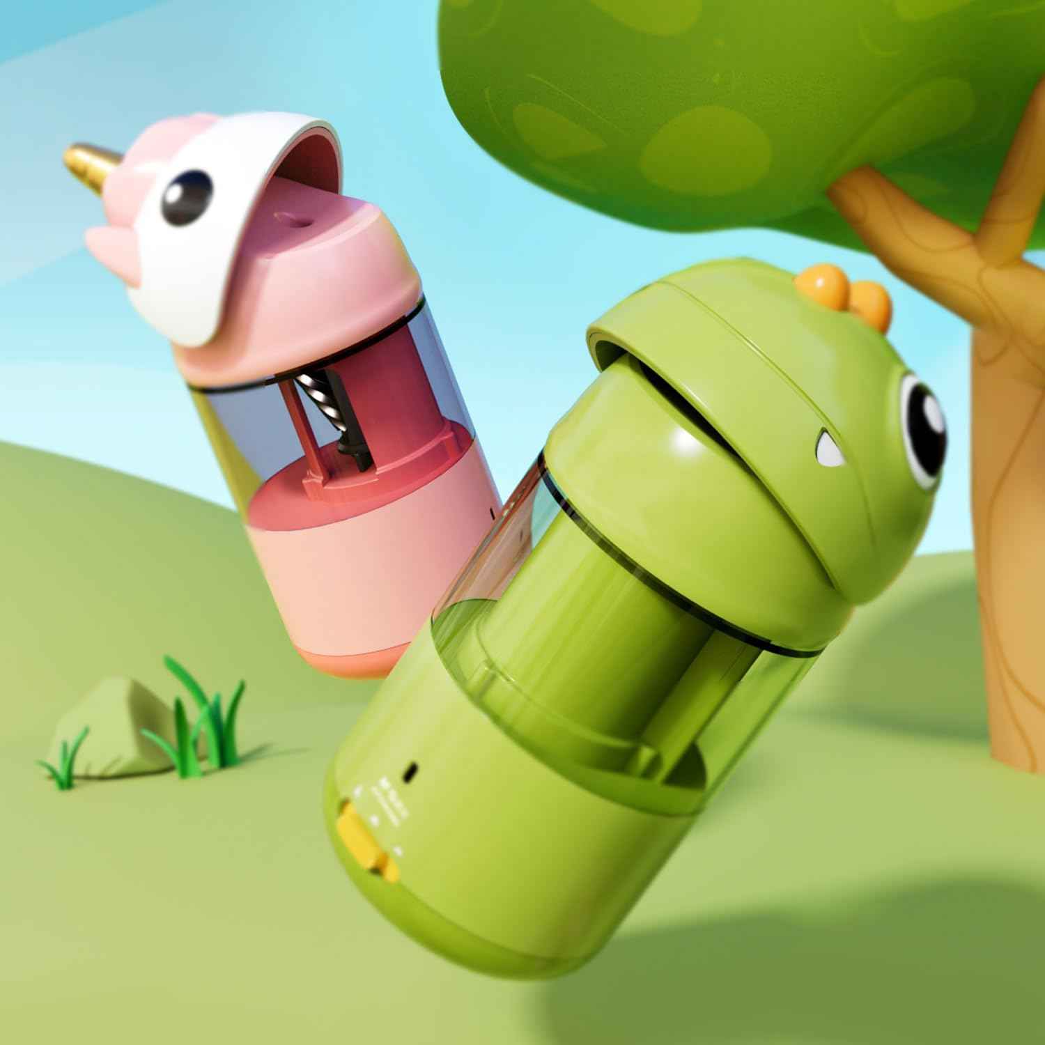 M&G Electric Pencil Sharpeners for Kids Green Dinosaur - TTpen