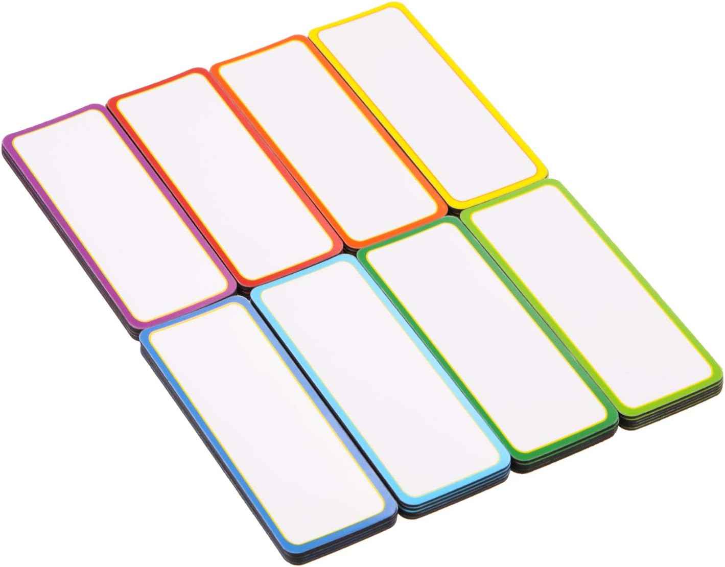 40 Pack Magnetic Dry Erase Labels Name Plate Tags Stickers 10x5cm - TTpen