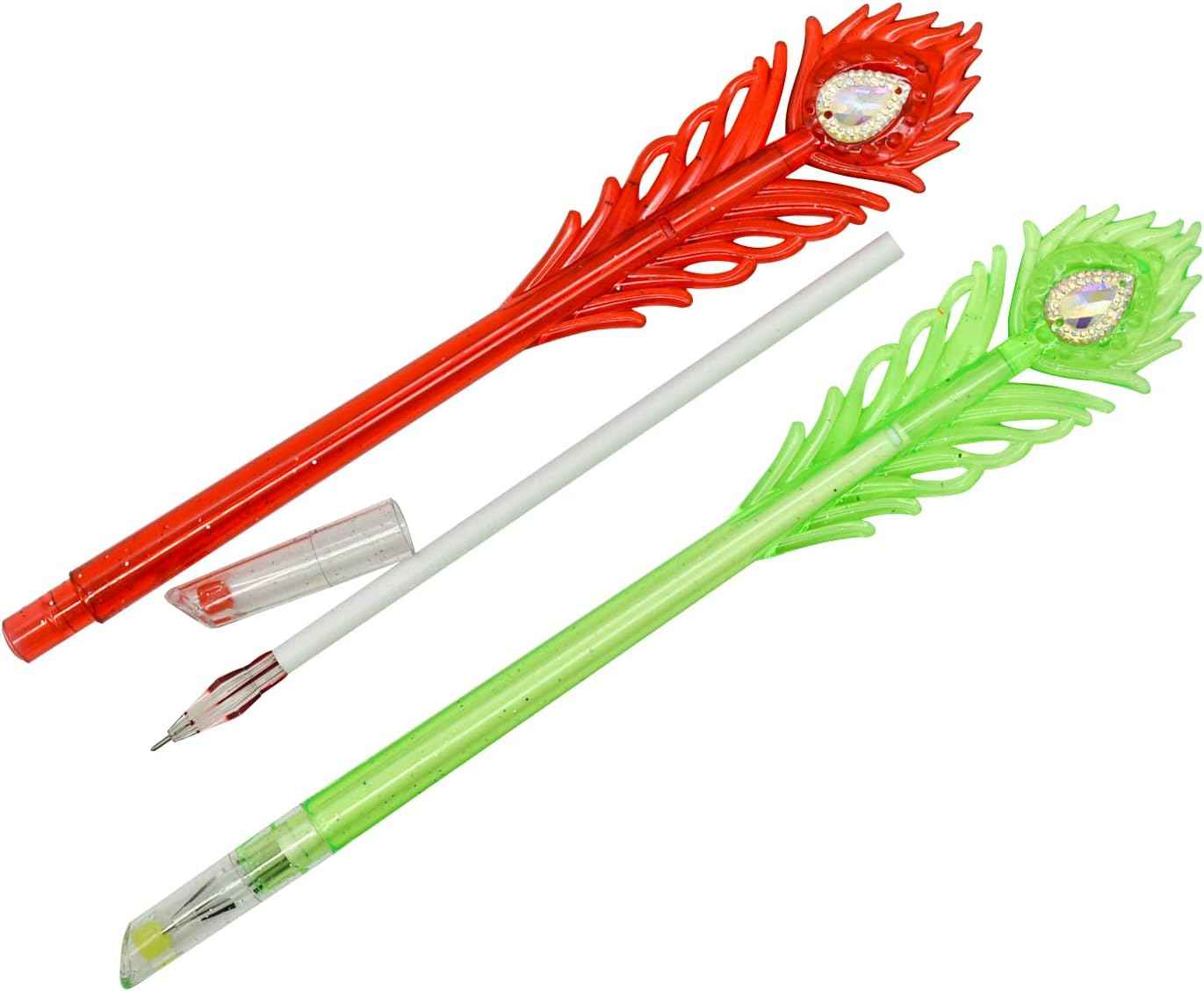 12 Colors Peacock Feather Gel Pens - TTpen