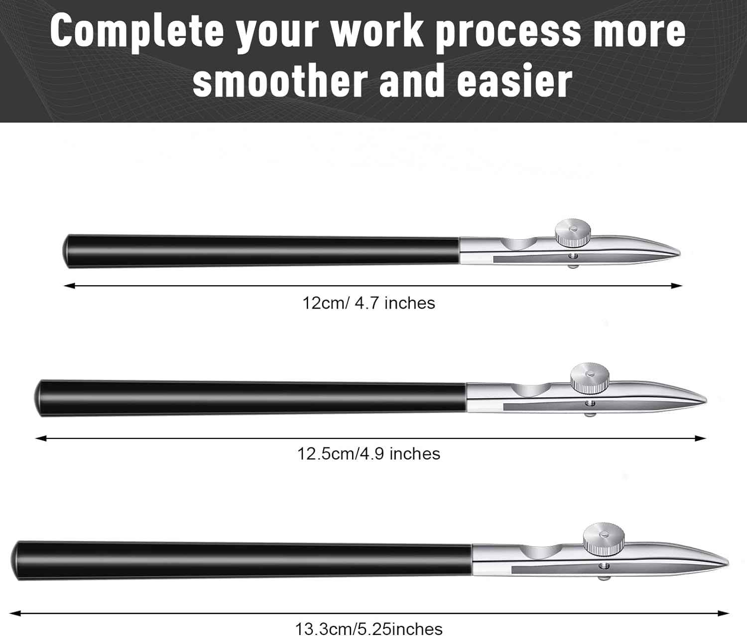 6Pcs Art Ruling Pen Set 3 Sizes Masking Fluid Pen - TTpen