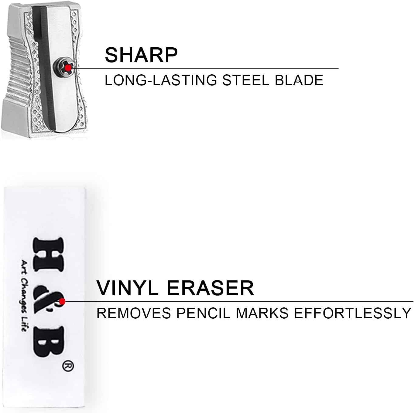 H&B 120 Colored Pencils Kit Oil Based with Zipper Storage Case - TTpen