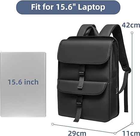 Eurcool Vintage Laptop Backpack Slim Business Backpack - TTpen
