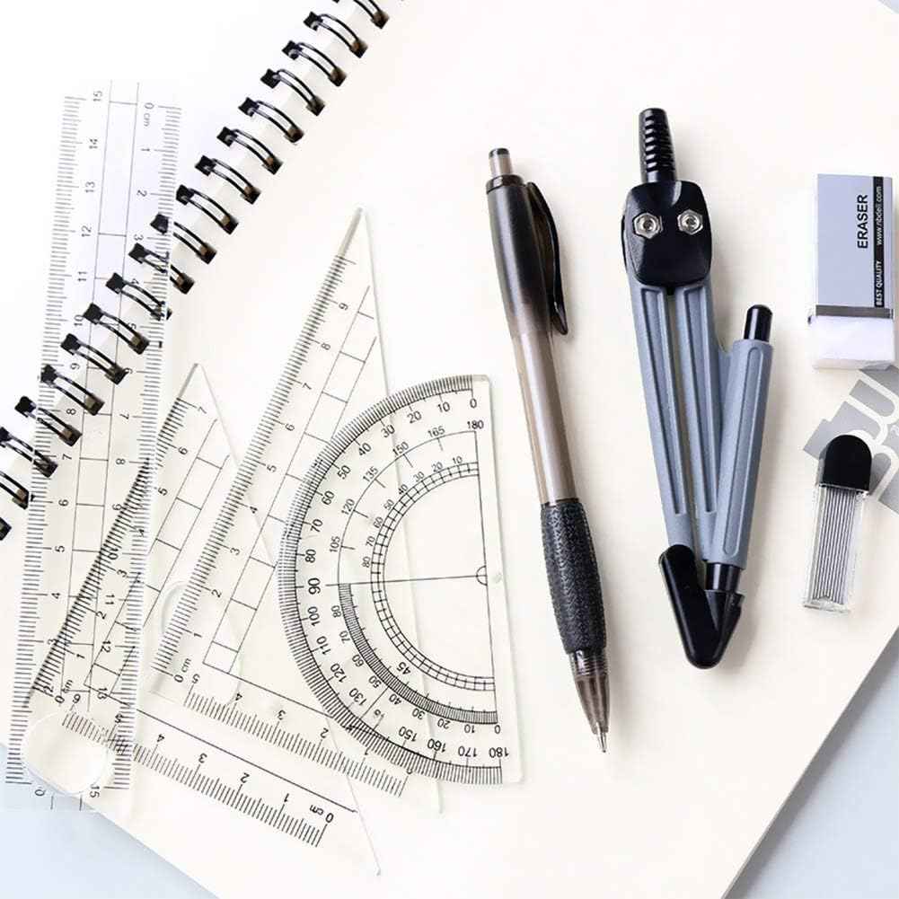 DELI 9591 Math Geometry Kit Set 8 Pieces - TTpen