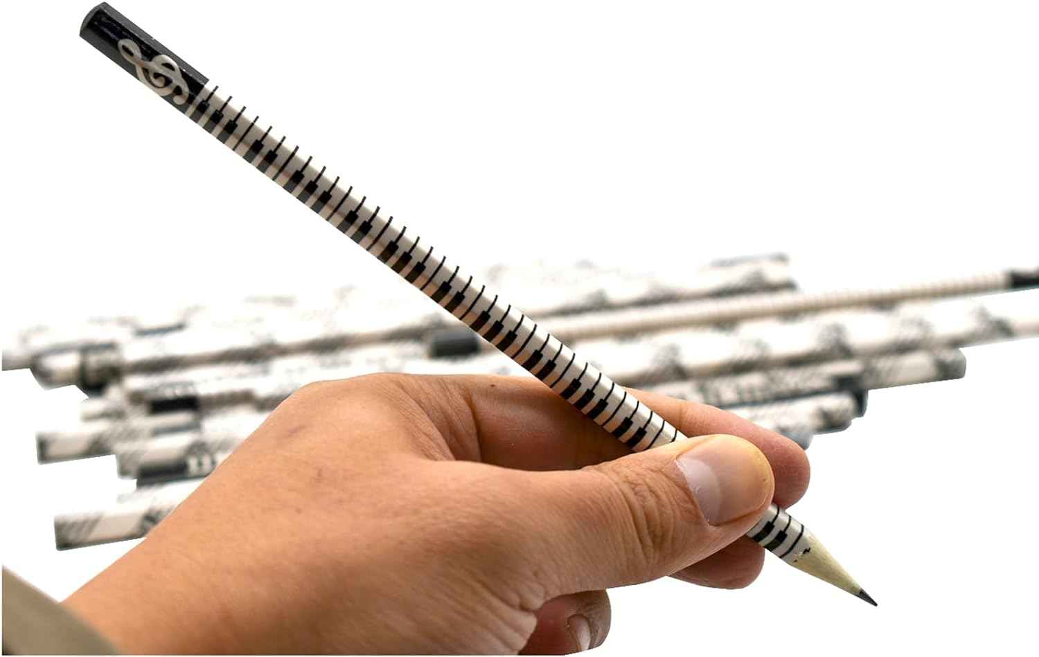 24PCS Musical Notes Pencil Piano Wooden Pencils - TTpen