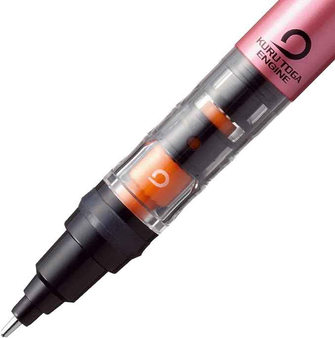 Uni M5-452 Kuru Toga Mechanical Pencil,Pipe Slide 0.5 mm Pink - TTpen