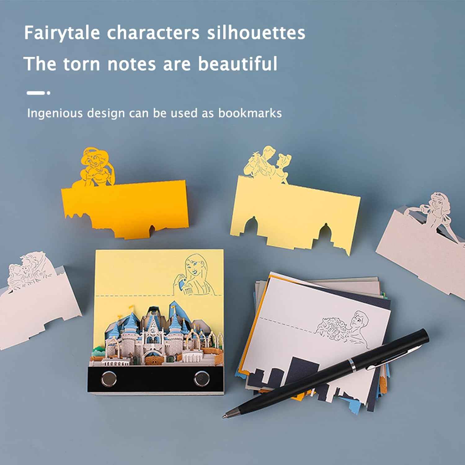 Fantasy Castle 3D Sticky Note Paper Memo Pad - TTpen