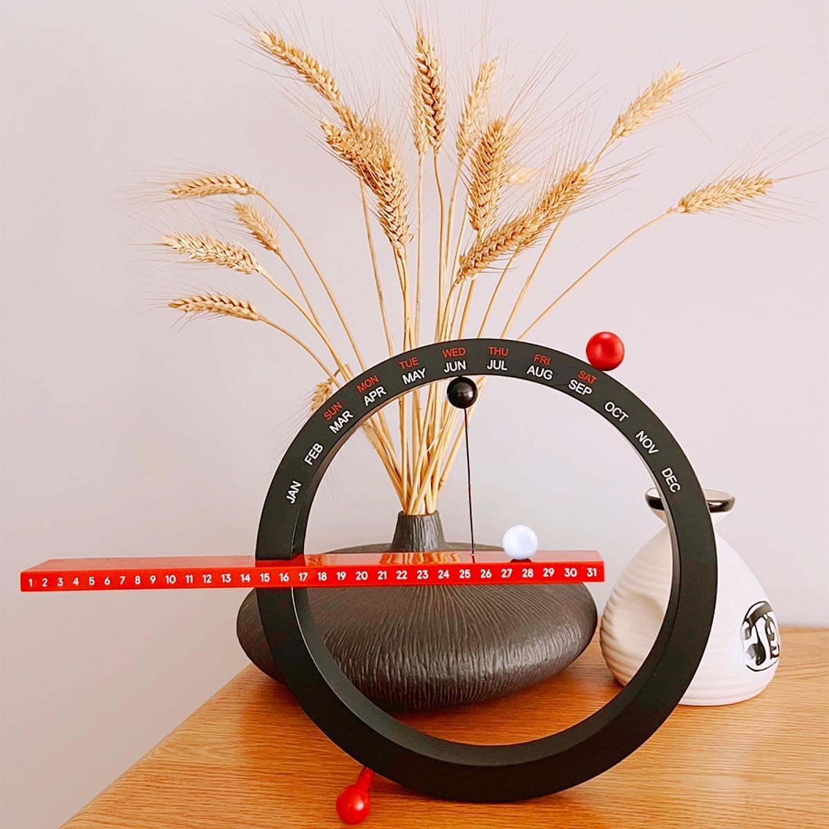 Desk 2024 Perpetual Calendar,Month Week Date Display