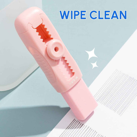 M&G 4+1 Pack Sliding Retractable Eraser with Sleeve and 4 Refill Erasers - TTpen