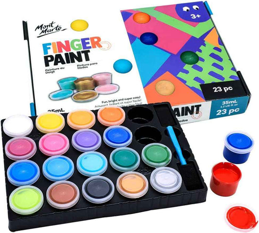 MONT MARTE 23 Piece Finger Paint Set - TTpen