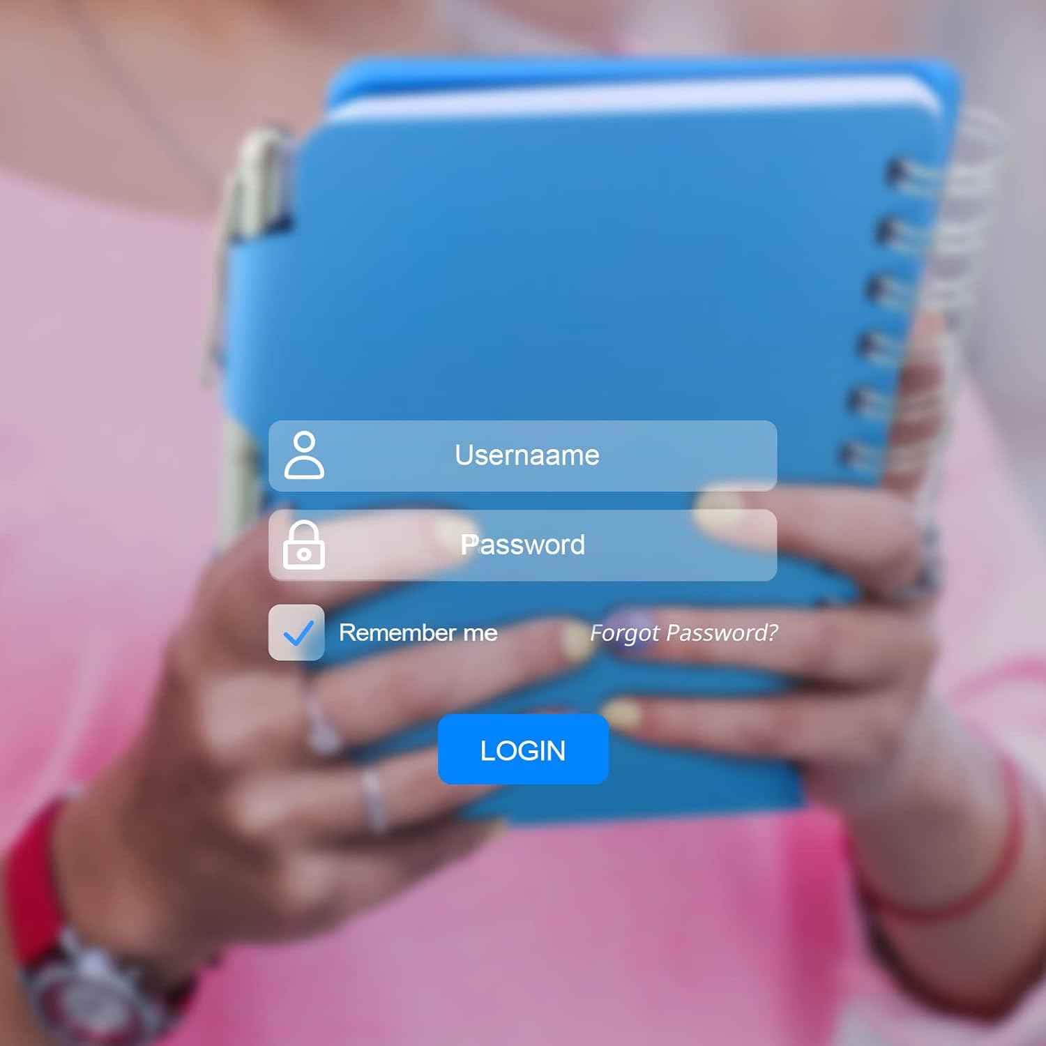 2Pcs Protable Notebook Elegant Mandala Password Book Keeper with Pen - TTpen