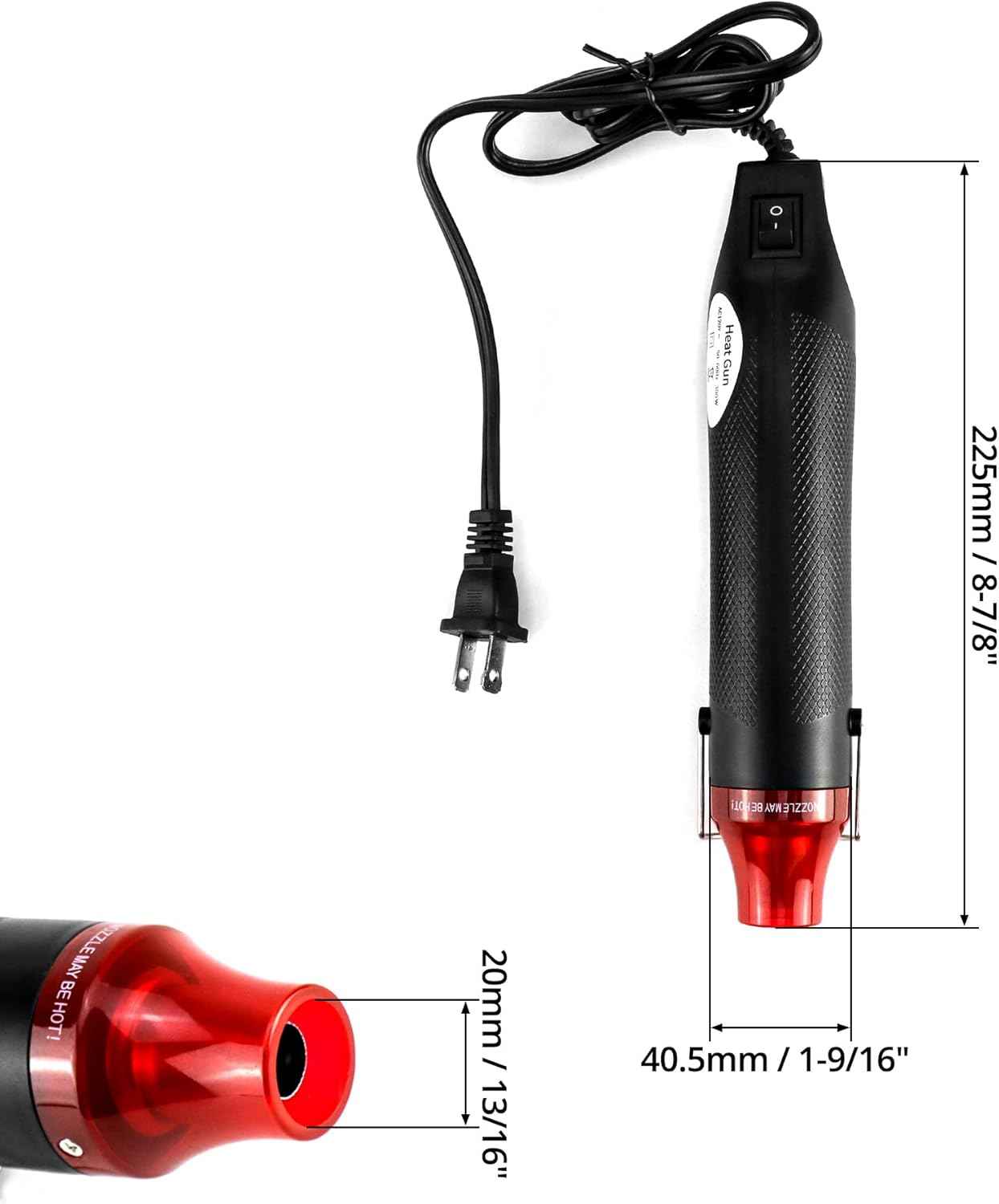 110V/220V/230V 300W Hot Air Heat Gun for Shrinking Wrapping