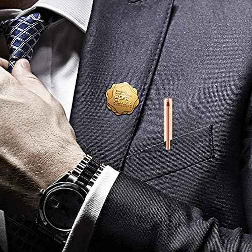 Rose Gold Slim Metallic Retractable Ballpoint Pens 6 Pack - TTpen