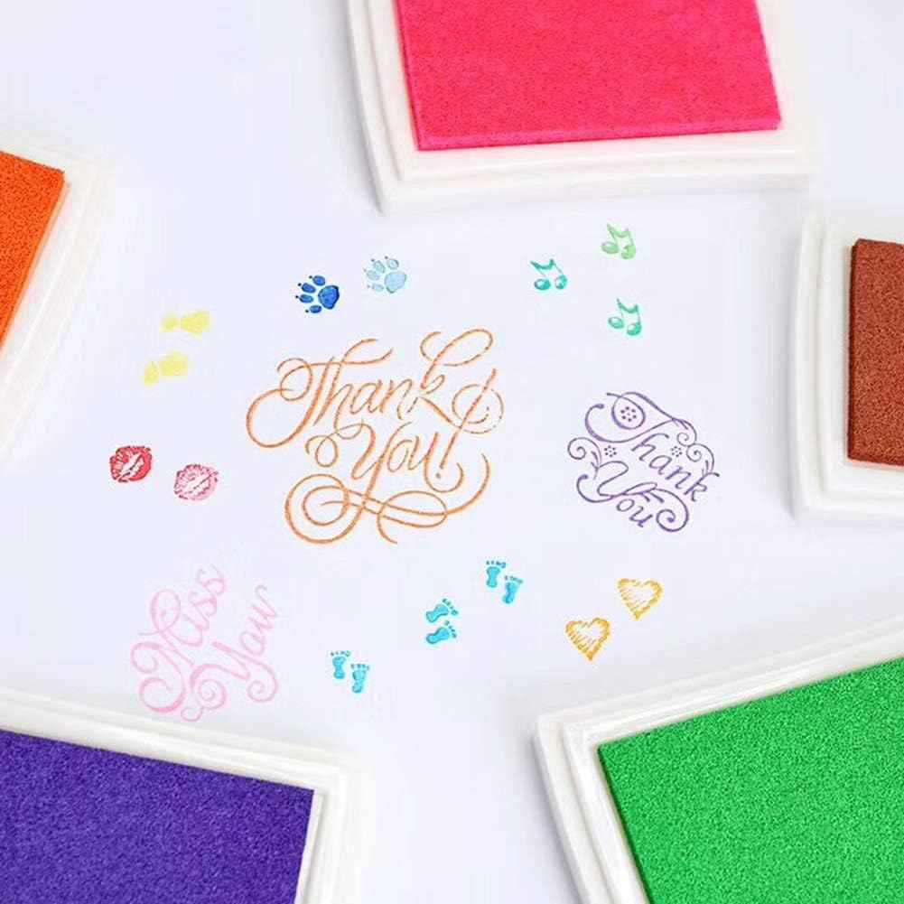 15 Colors Craft Ink Pad for Stamps Paper Wood Fabric - TTpen
