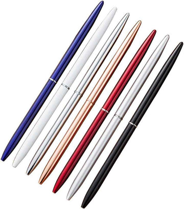 7PCS Slim Lightweight Metal Ballpoint Pens,Black Ink - TTpen