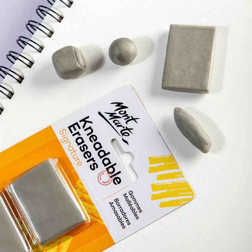 Mont Marte Kneadable Erasers Signature for Artists Drawing Sketching - TTpen