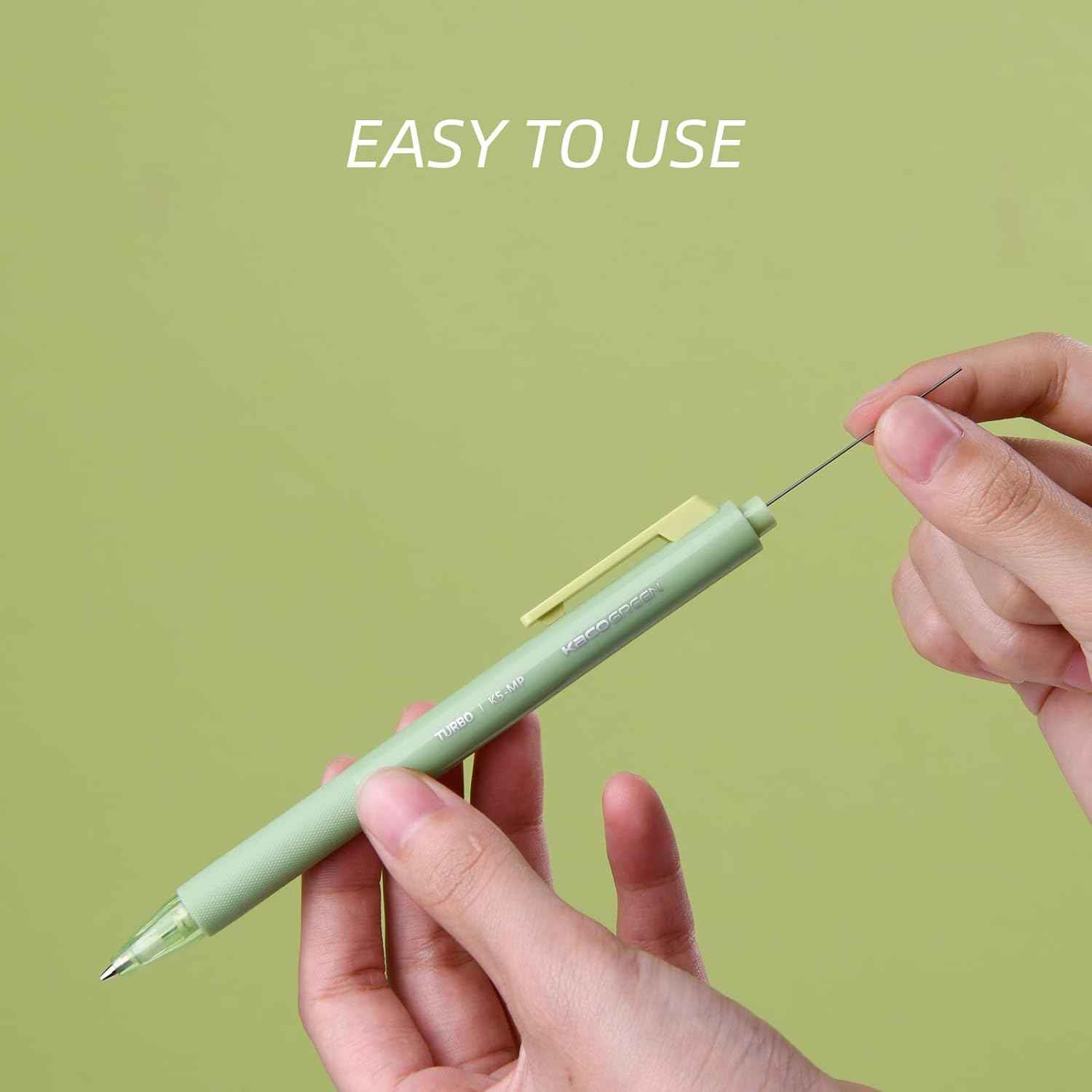 Kaco TURBO Mechanical Pencils with 5 Tube HB Lead Refills 5 Pack - TTpen