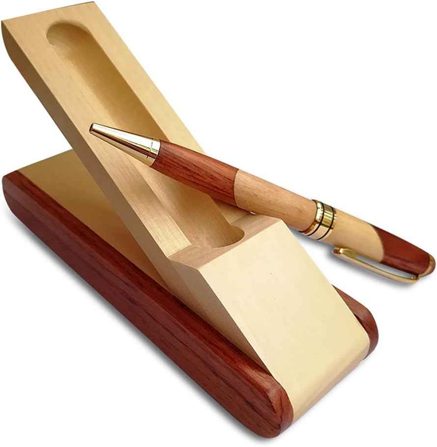 Luxury Wooden Ballpoint Pen Gift Set with Case Display - TTpen