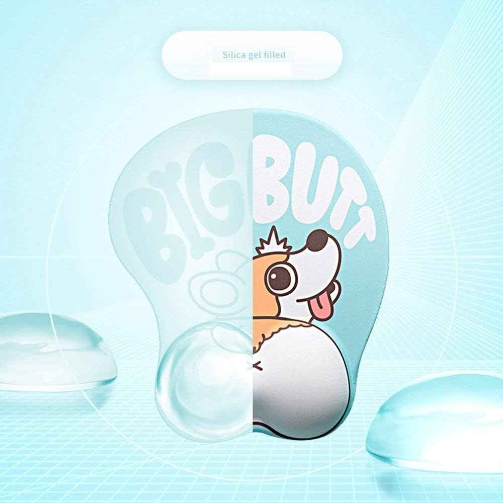 Cute Corgi Dog Butt Anime Mouse Pad with Wrist Support - TTpen