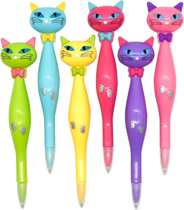 6PCS Cool Cat Ballpoint Pens For Kids School - TTpen