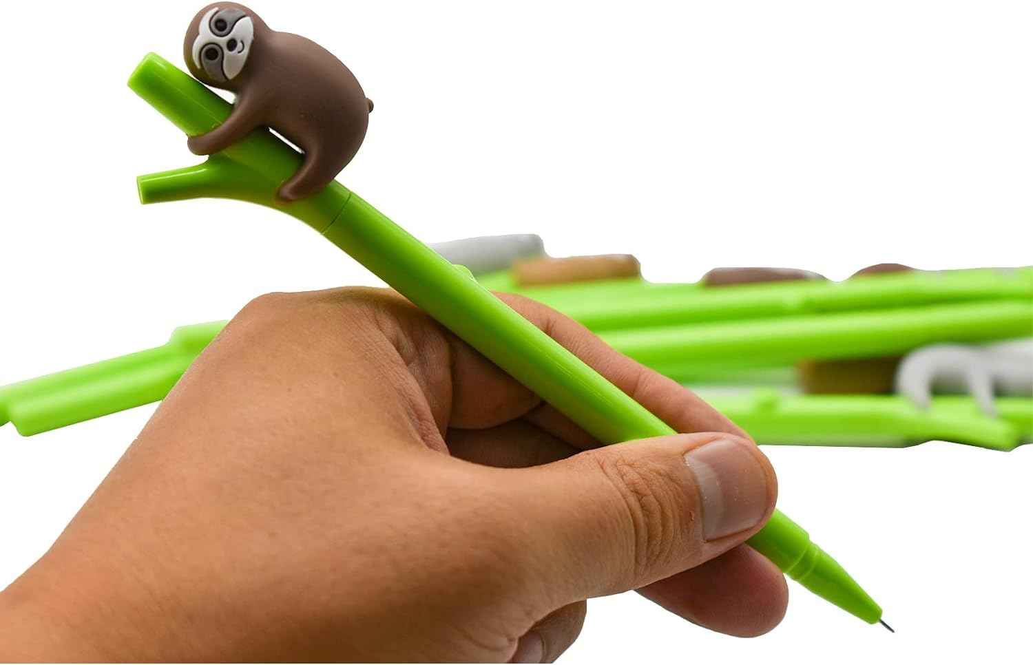24PCS Sloth Kawaii Bradypod Climbing Tree 0.5mm Black Ink Gel Pens - TTpen