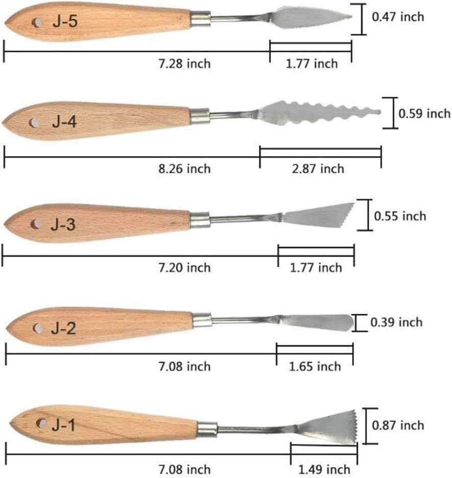 13Pcs Palette Knife Set - Stainless Steel for FX Special Effects - TTpen