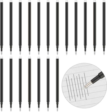 24 Pack Erasable Gel Ink Pen Refills Fine Point 0.7 mm (Black) - TTpen