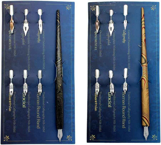 Manga Calligraphy Drawing Pen Dip Pen with 12 Nibs - TTpen