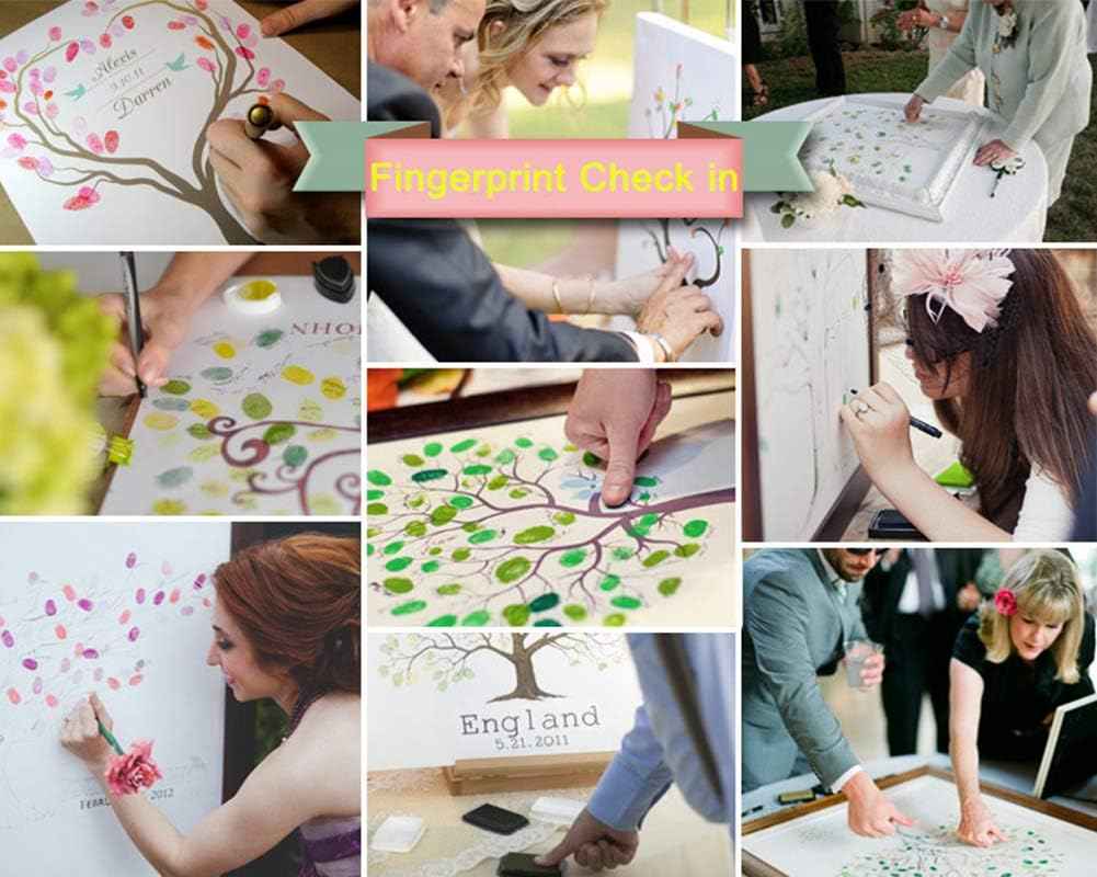 15 Colors Craft Ink Pad for Stamps Paper Wood Fabric - TTpen