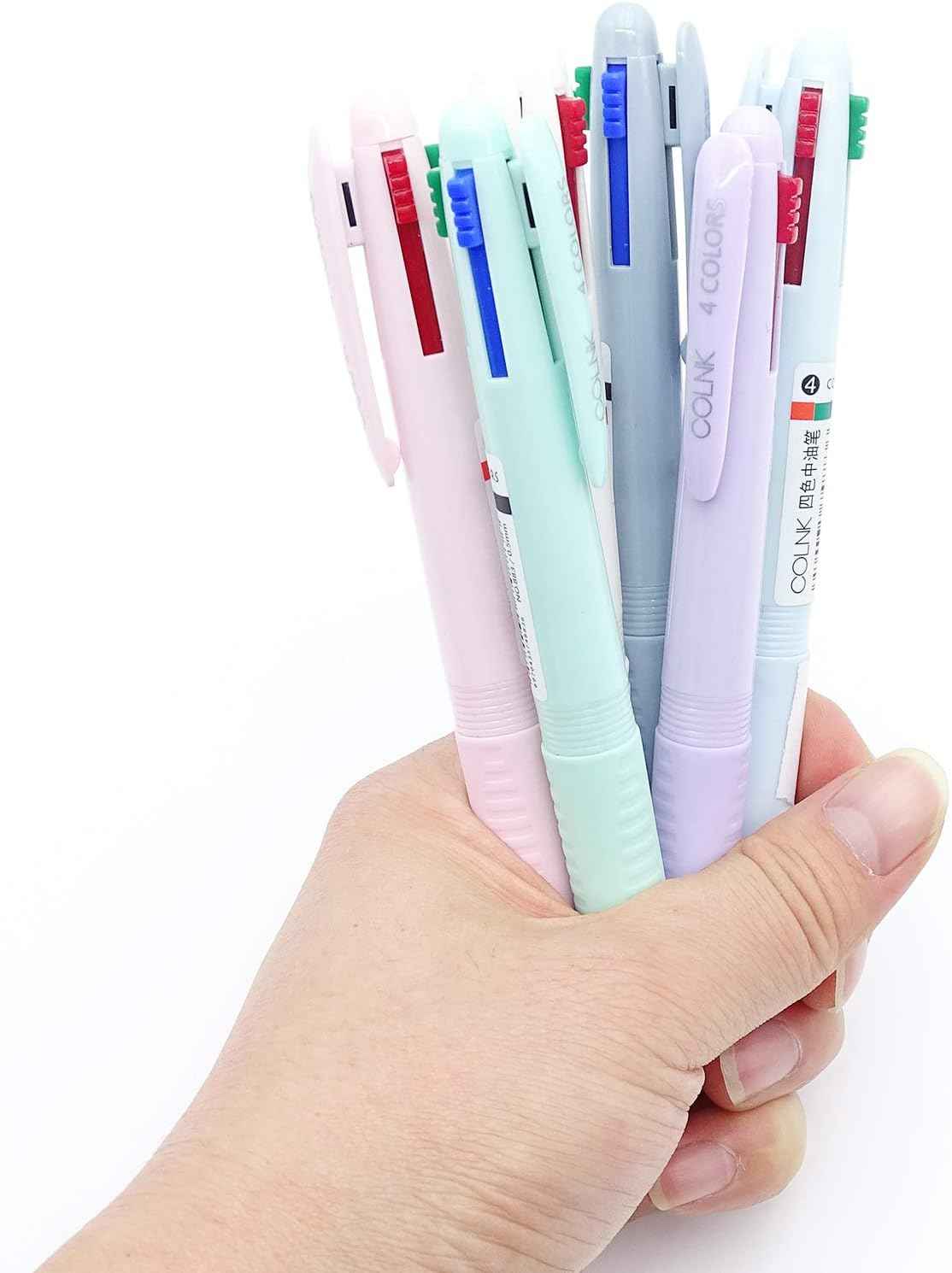COLNK 4IN1 Multicolor Ballpoint Pen 0.5mm 6 Count - TTpen