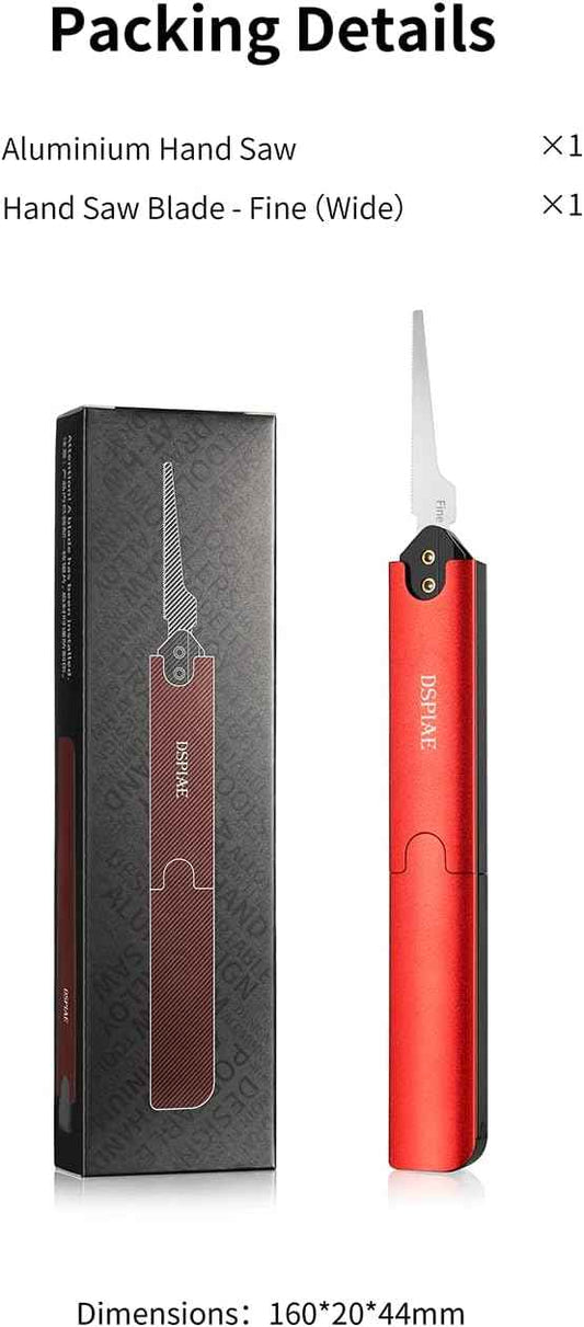 DSPIAE Aluminium Mini Hand Saw For Scale Model Miniature (AT-HW) - TTpen