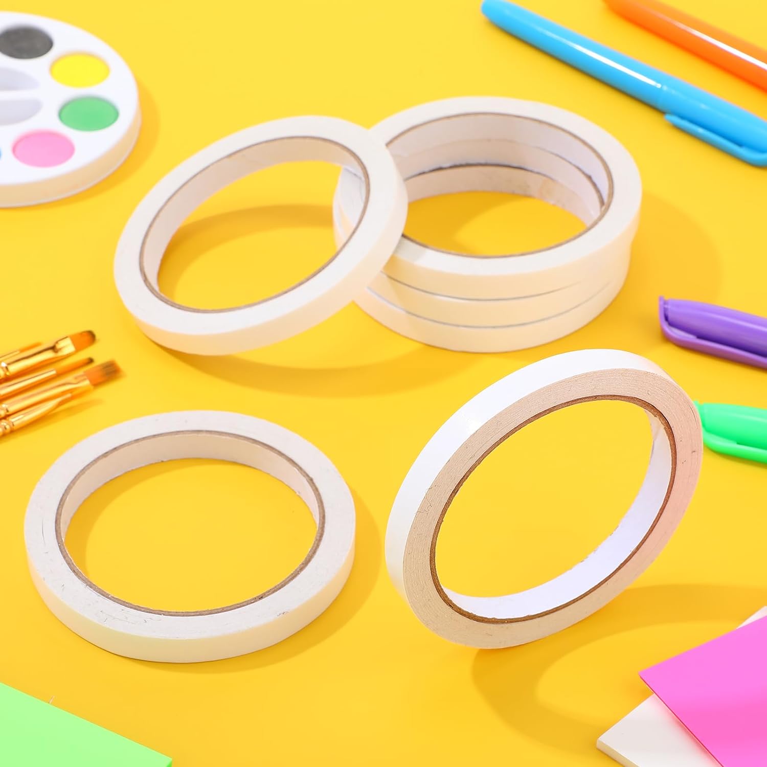 20 Rolls Double Sided Adhesive Tape for Craft Scrapbook (2/5in x 50Ft)