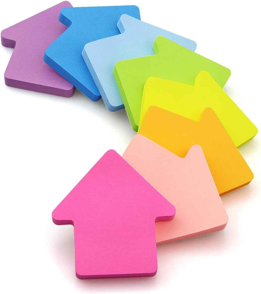 Arrow Shape Sticky Notes 8 Color 75 Sheets/Pad - TTpen