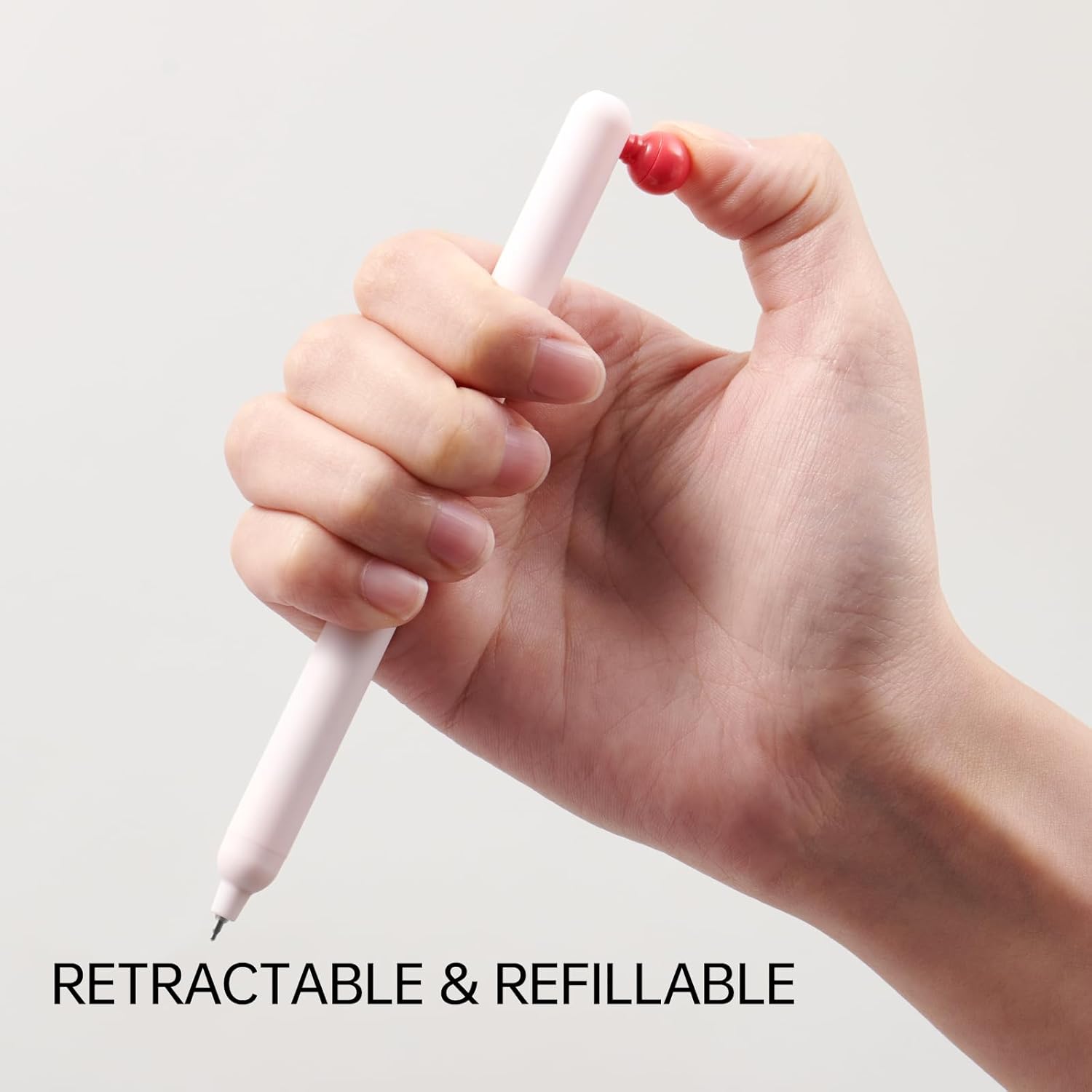 Kaco POPUP Gel Pens 5 Pieces 0.5mm Black Ink