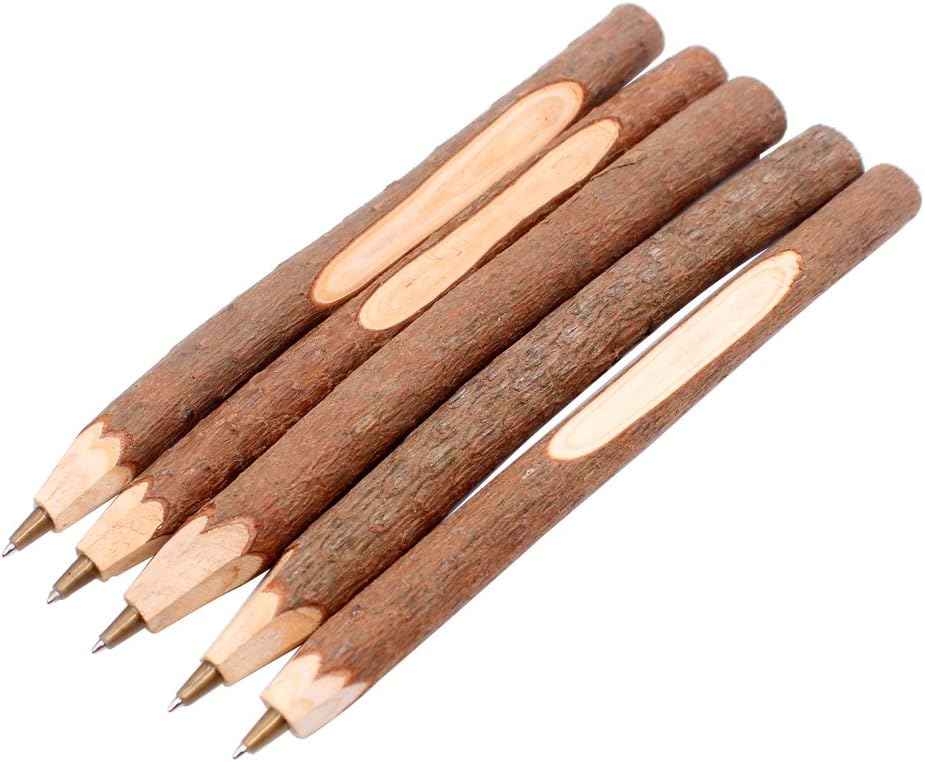 10PCS Handmade Wooden Vintage Original Ecological Wood Ballpoint Pen - TTpen