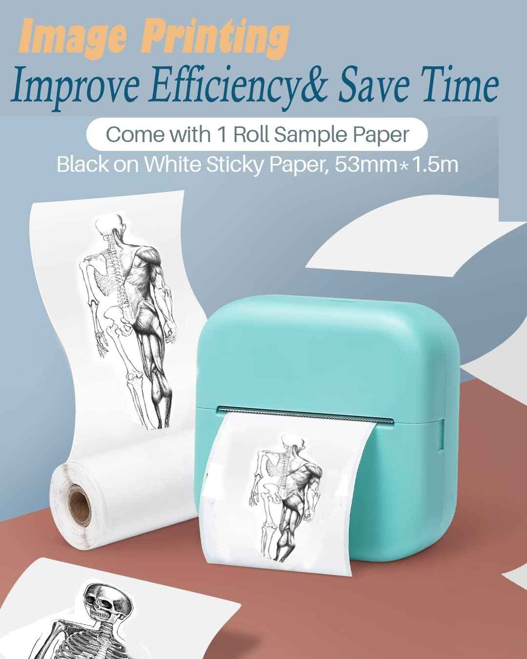 Phomemo M02X Mini Sticker Printer for Study,DIY Scrapbook,Photo - TTpen