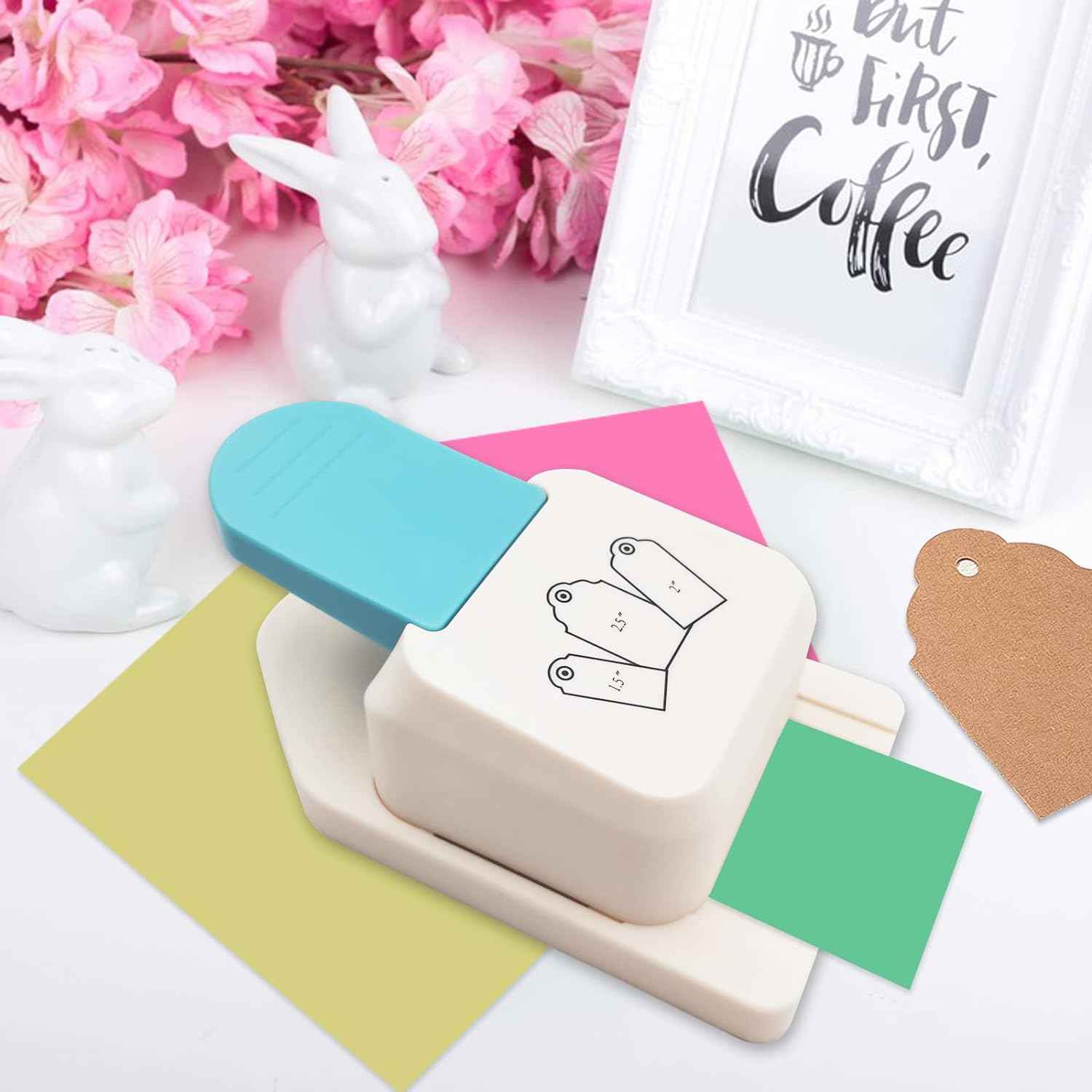 3in1 Craft Tag Paper Punch 1.5/2/ 2.5 Inch - TTpen