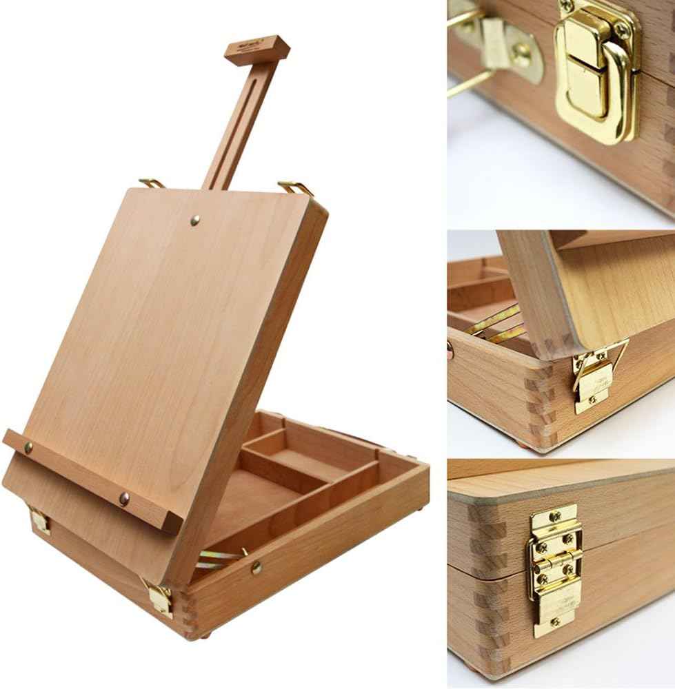 Mont Marte Tabletop Box Easel for Painting Beech Wood - TTpen