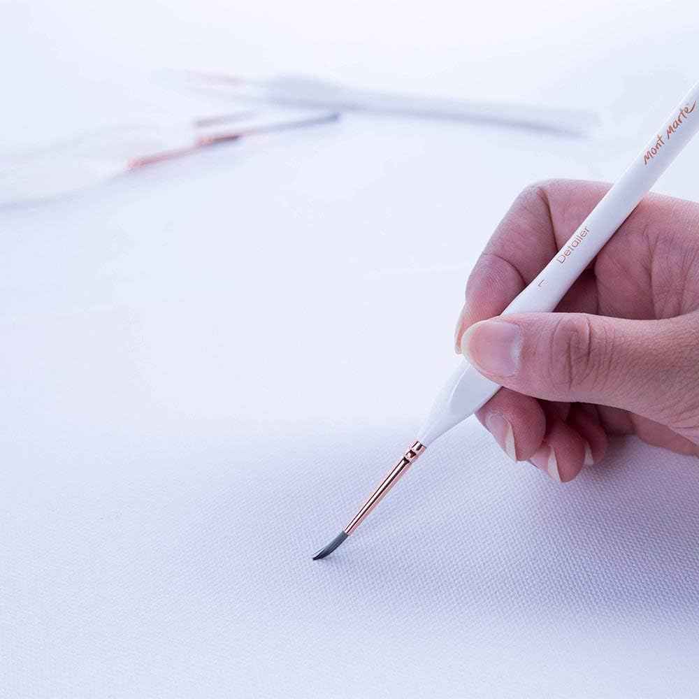 Mont Marte 5pcs Detailed Liner Artist Taklon Brush Set - TTpen