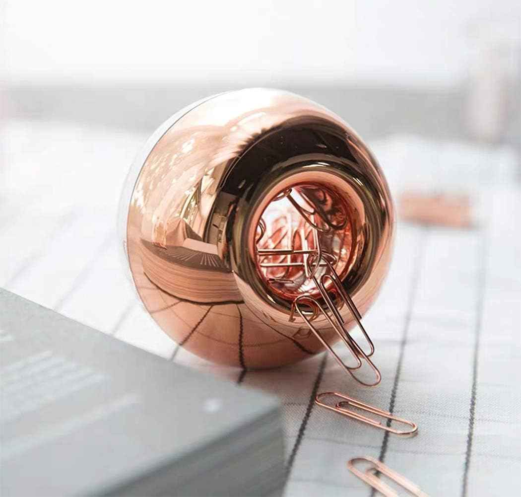 100pcs 28mm Paper Clips in Elegant Magnetic Clip Holder - TTpen