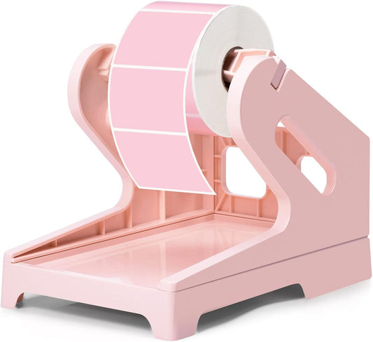 Phomeo Thermal Label Holder for Rolls and Fan-Fold Labels Pink
