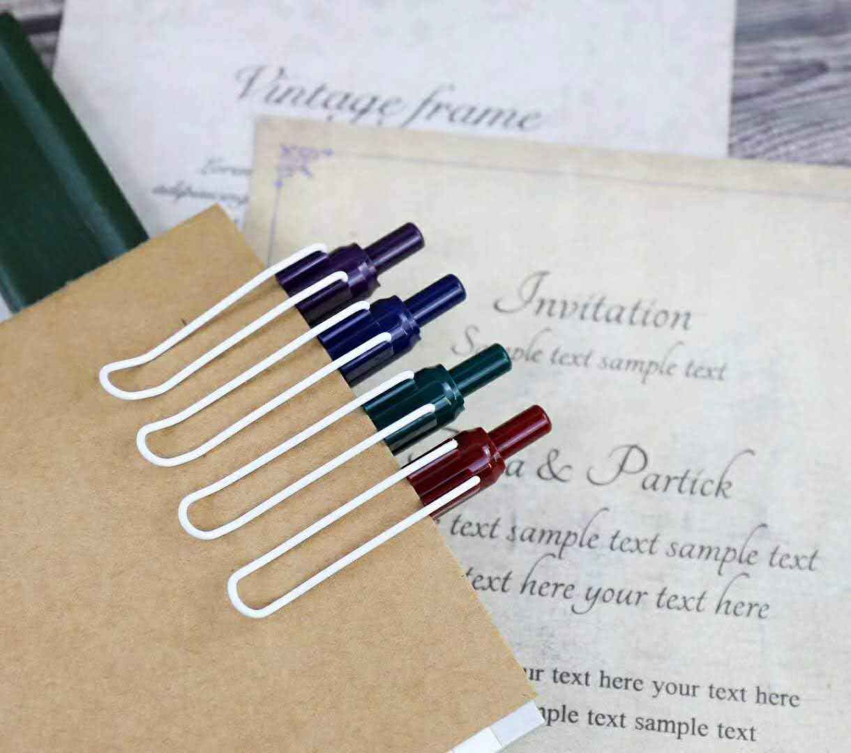 COLNK Colored Gel Pens with Retro Ink Retractable,0.5mm,8 Pack - TTpen