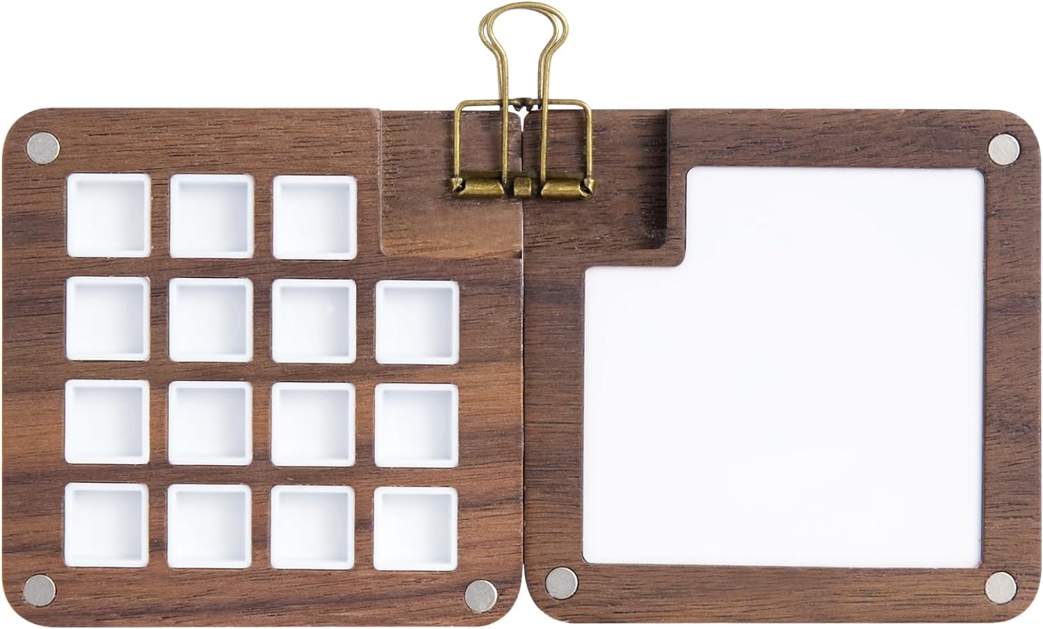 15-Well Portable Sketchbook Palette with Clip