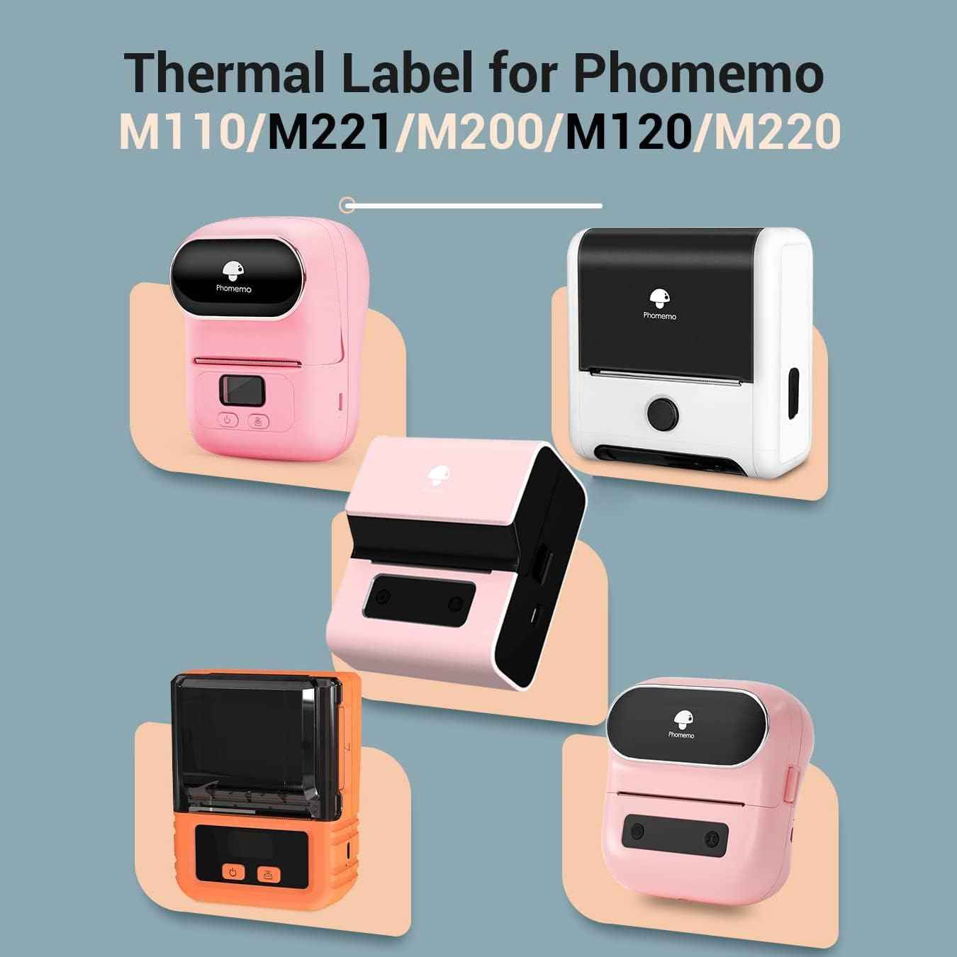 Phomemo Thermal Labels for M110/M221/M220/M120/M200,40x30mm - TTpen