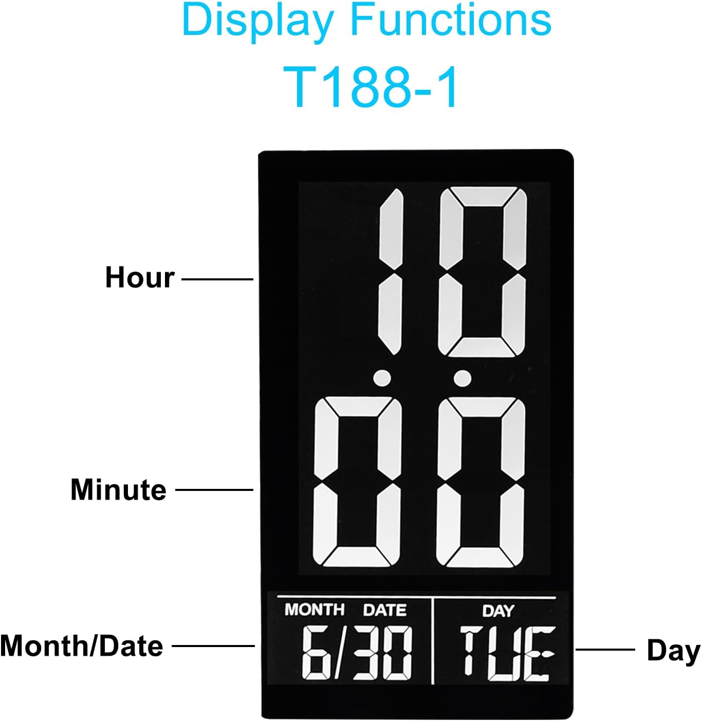 Led Desk Lamp Pen Holder with USB Charging Clock Calendar RGB Light